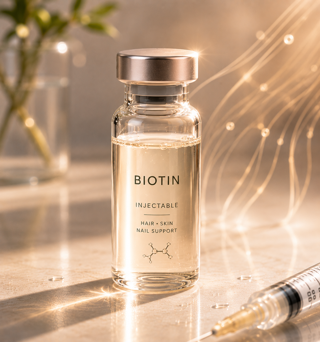 Biotin injection